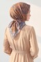 Soft Scarf Shawl Motif Powder Mink - 3