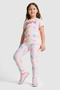 Girl's White Sweatpants 50323721-Vr013 - 3