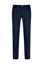 Navy Blue Relaxed Fit 5-Pocket Cotton Canvas Pants
