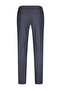 Navy Blue Regular Fit Cotton Jogger Pants with Side Pockets - 3