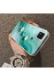 Poco C31 Compatible Silicone Edge Hard Back Case Couple Phone Case with Floral Pattern - 4