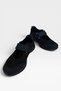 Lightweight Sole Elastic Velcro Ballerina Women's Sports Shoes Black - 7