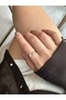 Gold Double Drop Ring - 2