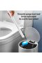 Premium WC Long Handle Cleaning Brush Set with Scented Replaceable Sponge Heads - 4
