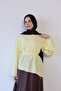 Women's Asymmetrical Cut Waist Tie Modal Hijab Shirt - 3