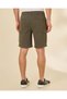 Men Olive Cargo Shorts - 3