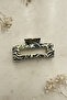 Zebra Pattern Large Size Hair Clip Stylish and Modern Hair Accessory for Women - 5