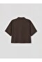 Xside brown striped Oversized women shirt - 6