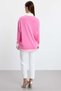 Knitted Shoulder Tie Shirt Pink - 4