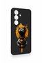 حافظة سيليكون متوافقة مع هاتف سامسونج S26 بنمط إله القطط المصرية - 3
