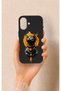 Egyptian Cat God Patterned Silicone Case Compatible with iPhone 16