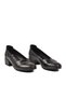 Black Genuine Leather Women's Heeled Shoes 2312531Y Z - 2