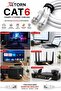 كابل إيثرنت CAT6 بطول 3 أمتار RJ45 LAN كابل إنترنت ومودم وراوتر للكمبيوتر - 4