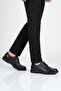 Black Genuine Leather Men's Casual Shoes
