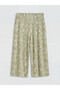 Alita City Lcw Grace Green Combed Cotton Patterned Standard & Regular Women's Capri with a Difference - 6