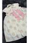 Girl's Special Occasion & Evening Dress and Flower Decorated Headband - Powder - 3