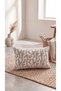 ''Petra'' Premium Jacquard Boucle Decorative Throw Pillow Cover 30X50 43X43 50X50 Sage Green and Mink - 2