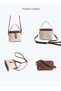 Women Handbag Elegant Bags for Ladies Compact Shoulder and Tote with Golden Buckle Crossboody ladies bag for Work Daily Use Commute - 8