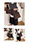 Women Handbag 2 Pieces Large Capacity Shoulder Arm fit Tote Bag For Womens - 5