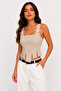 Crop Bustier Blouse with Strap Tie Detail - 2