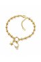 Gold Premium Steel Bracelet with Moon and Star Figures - 2