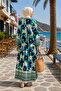 Trend Maxi Boy Ethnic Pattern Hijab Dress - 2