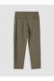 Lcw Vision Khaki Regular Fit Linen Blend Men's Trousers - 3