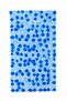 Non-slip bath mat, stone pattern, blue