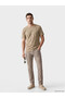 Nevavm Oval Collar Patterned Combed Cotton Men's T-Shirt - 2