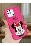 Redmi 10C Compatible Case Camera Protector Red Silicone Couple Phone Case Cute Pattern