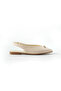 Women's Blunt Toe V-Cut Patent Leather Gold Button Accessory Adjustable Sandals Flat Stylish Ballerinas - 3
