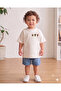 Children's Oversize White T-Shirt with Front and Back Print, Wizard Theme, 100% Cotton, Unisex - 2