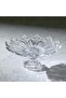 Villa Medium Plate on Foot 29 cm - Elegant Serveware for Modern Dining, Clear Dinnerware, Decorative Bowls for Stylish Table Settings