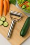 Ysf Shop Stainless Steel Turbo Julian Peeler Practical Fruit Vegetable Peeler Multi-Functional Cutter and D - 3