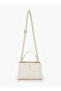 Textured Shoulder Bag with Detachable Strap - 2