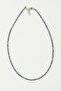 Sapphire Stone Faceted Cut Pendant – 3 mm – Stainless Steel - 3