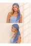 Blue Lace Seashell Bandana Scarf Hair Band Bohemian Summer Beach Festival Hair Accessory - 3