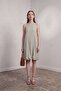 My Fashion Textured Lyocell Loose Mini Dress - 4
