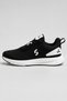 Vesta Men's Black and White Foam Sole Lightweight Knitted Mesh Casual Sports Shoes Sneaker - 5