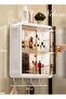 Large Capacity No Drilling Bathroom Cabinet Wall-Mounted Organizer Shelf For Cosmetics 39*31*13cm