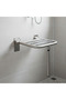 Stainless Steel Folding Wall Mount Shower Seat - Space-Saving - 3
