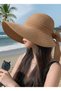 Women's Straw Bow Premium Laura Hat - 7