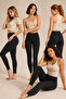 Women's Extra Thick Modal & Cotton Stretchy Long Basic Tights - 4 Pack