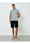 Men Printed Cotton Blend T-Shirt and Shorts Set - 2