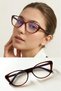 Kate Oval Square Blue Light Protected Transparent Glasses