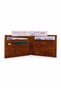 Men's Genuine Leather Tan Wallet with Removable Card Holder - 2