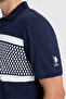 Men's Navy Blue Regular Fit Polo Neck T-Shirt 50322392-Vr033 - 6