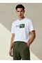 Men Slim Fit Crew Neck Short Sleeve Printed T-shirt