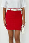Women's High Waist Mini Jean Skirt - 6
