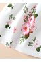 Girls' Floral Print Dress Balloon Sleeve Summer Casual Dress - 3